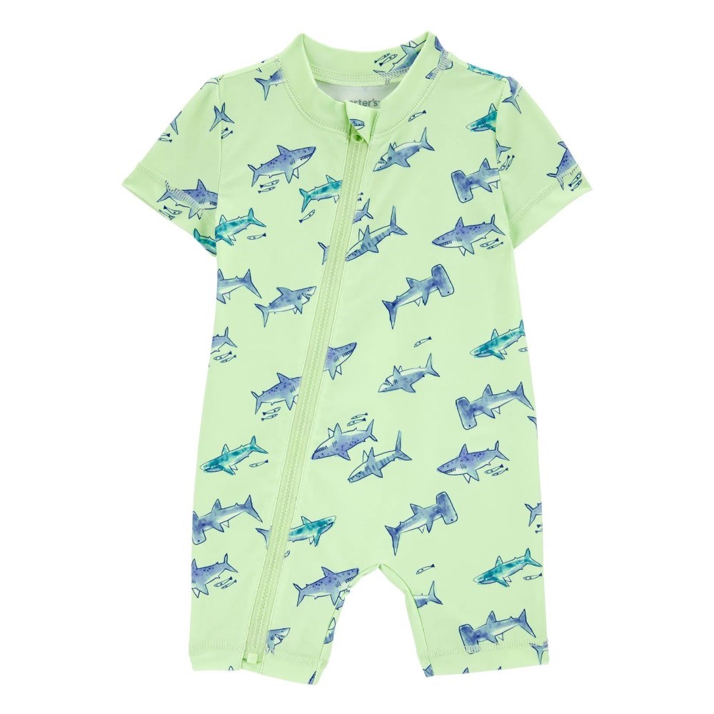 Carter's Erkek Bebek Güneş Koruyucu Mayo Yeşil