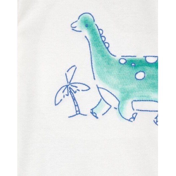 Carter's Erkek Bebek Body Pantolon 2'li Set Beyaz