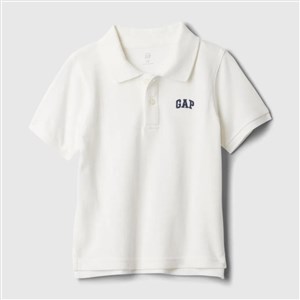 GAP Logolu Erkek Bebek Polo Yaka Kısa Kol T-shirt
