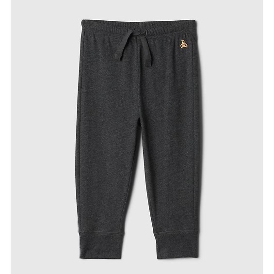 GAP Erkek Bebek Brannan Bear İşlemeli Pull-On Jogger Eşofman Altı Gri