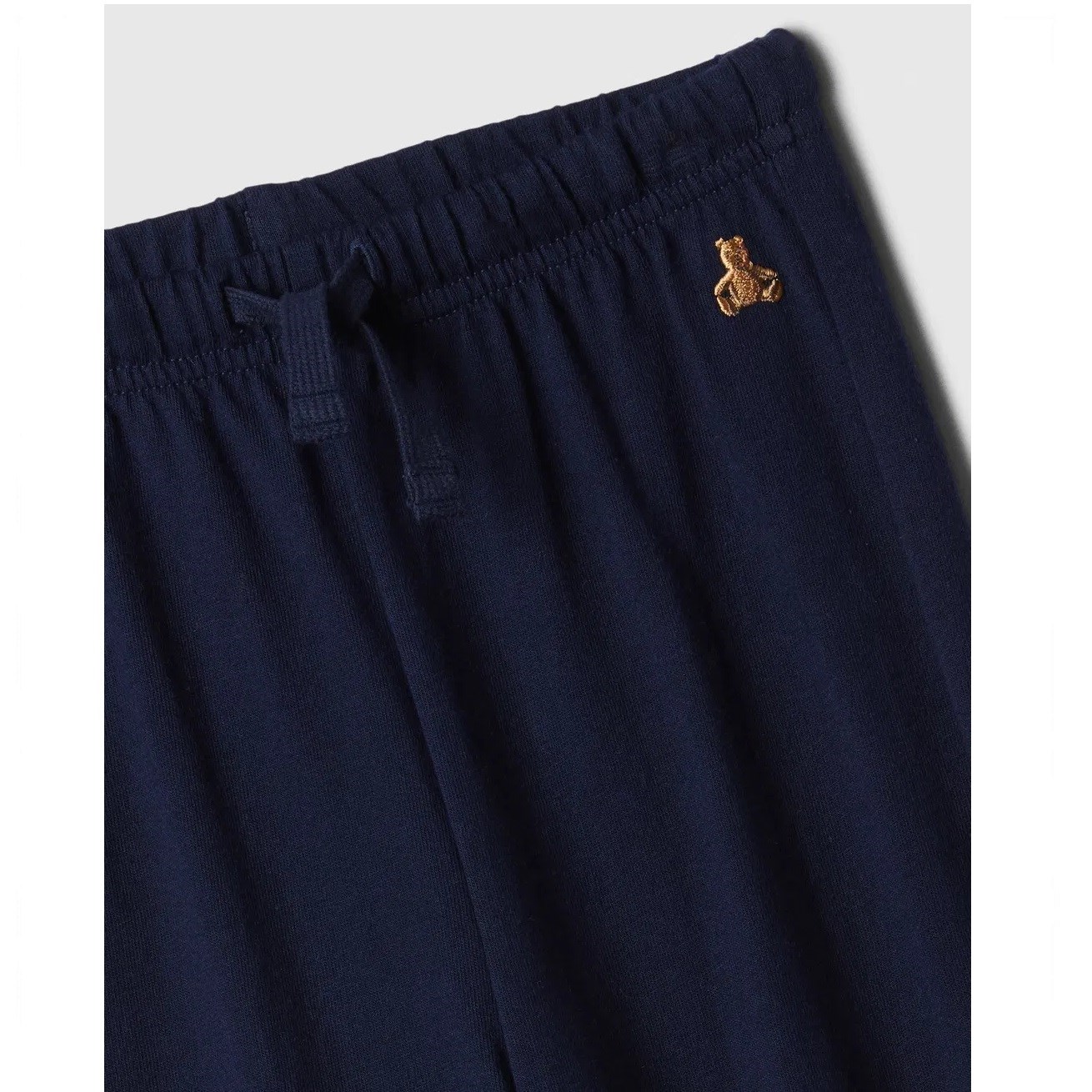 GAP Erkek Bebek Brannan Bear İşlemeli Pull-On Jogger Eşofman Altı Koyu Mavi