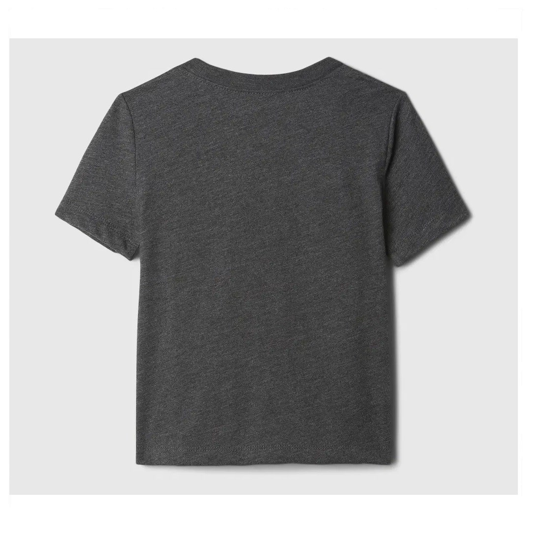 GAP Logo Erkek Bebek Kısa Kol T-shirt Gri
