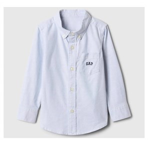 GAP Logolu Erkek Bebek Oxford Gömlek