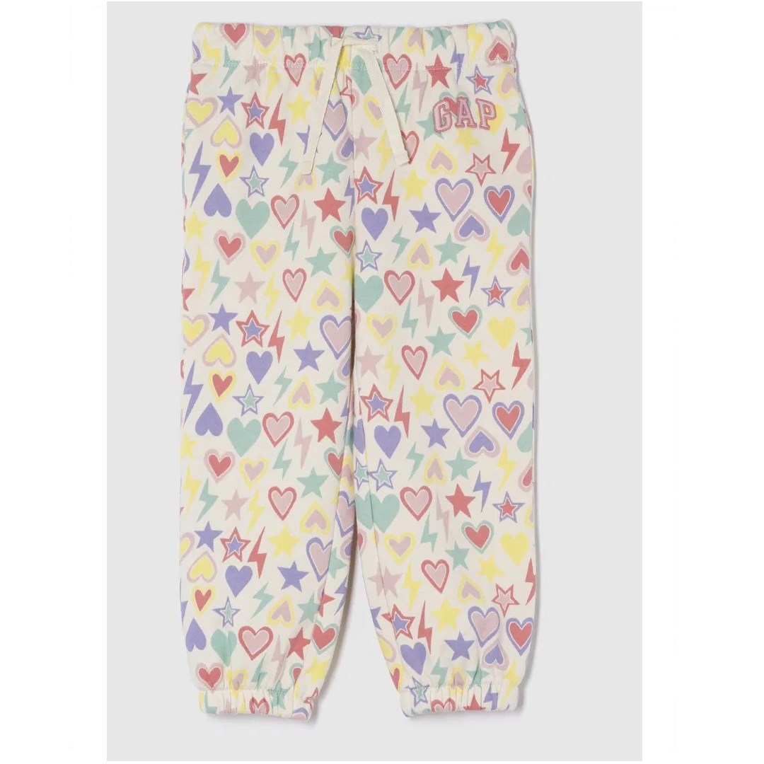 GAP Logo Kız Bebek Pull-On Jogger Eşofman Altı Pembe
