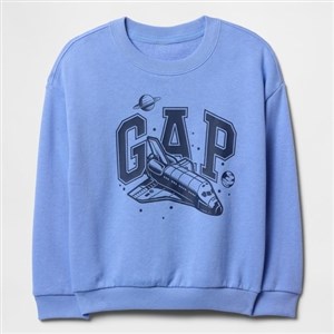 GAP Logolu Erkek Bebek Relaxed Havlu Kumaş S-Shirt