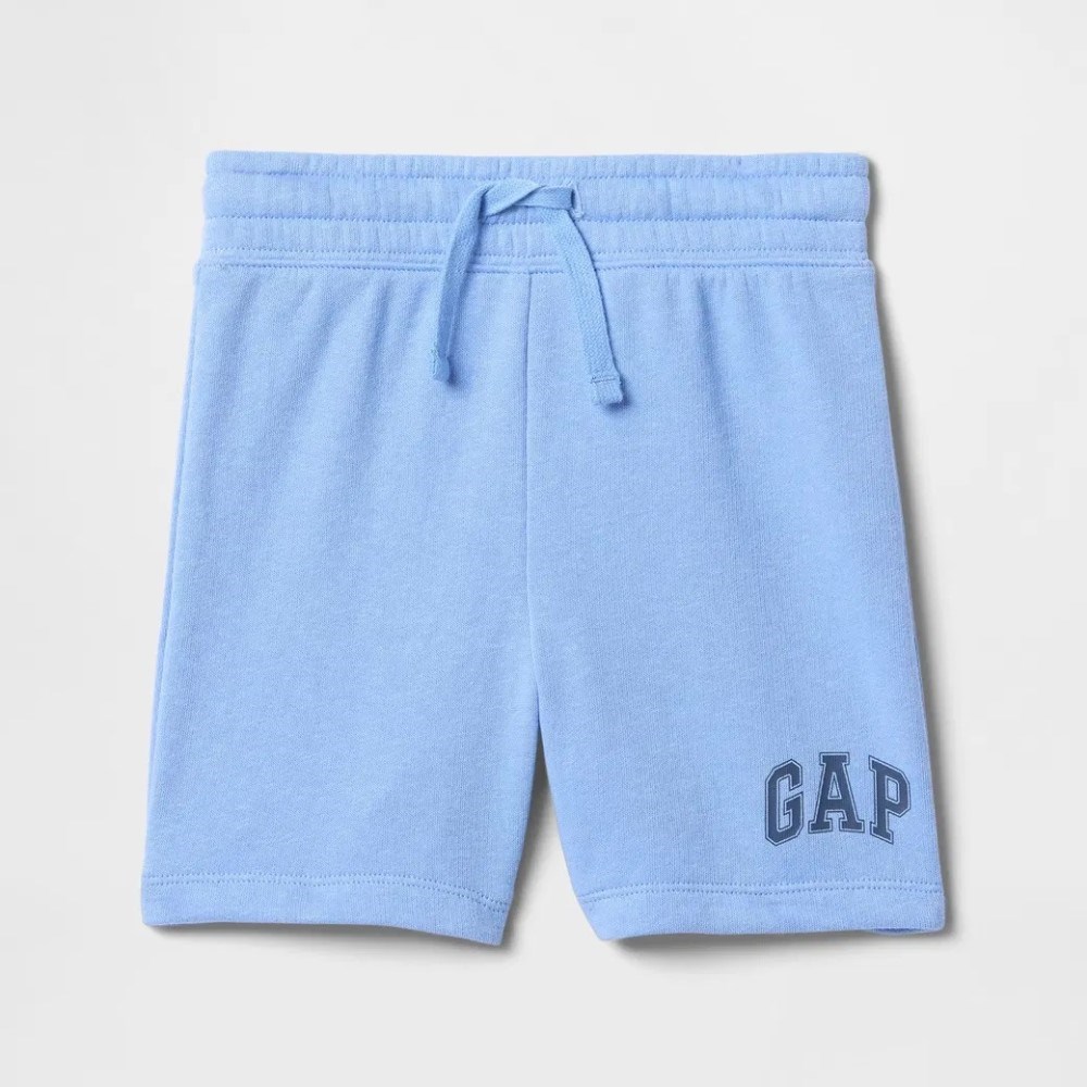 GAP Logo Erkek Bebek Fransız Havlu Kumaş Pull-On Şort Mavi