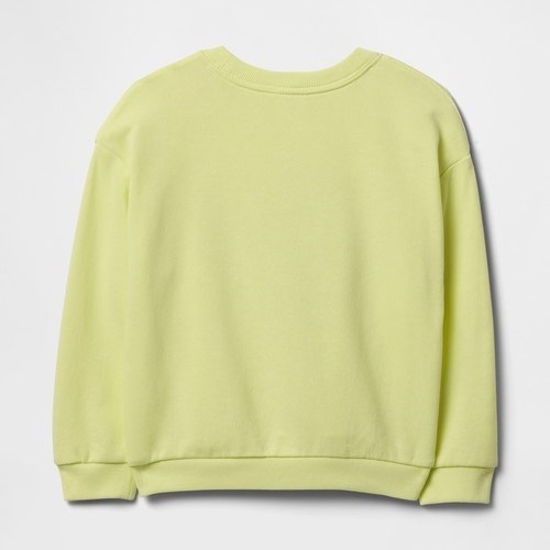 GAP Logolu Erkek Bebek Relaxed Havlu Kumaş S-Shirt Sarı