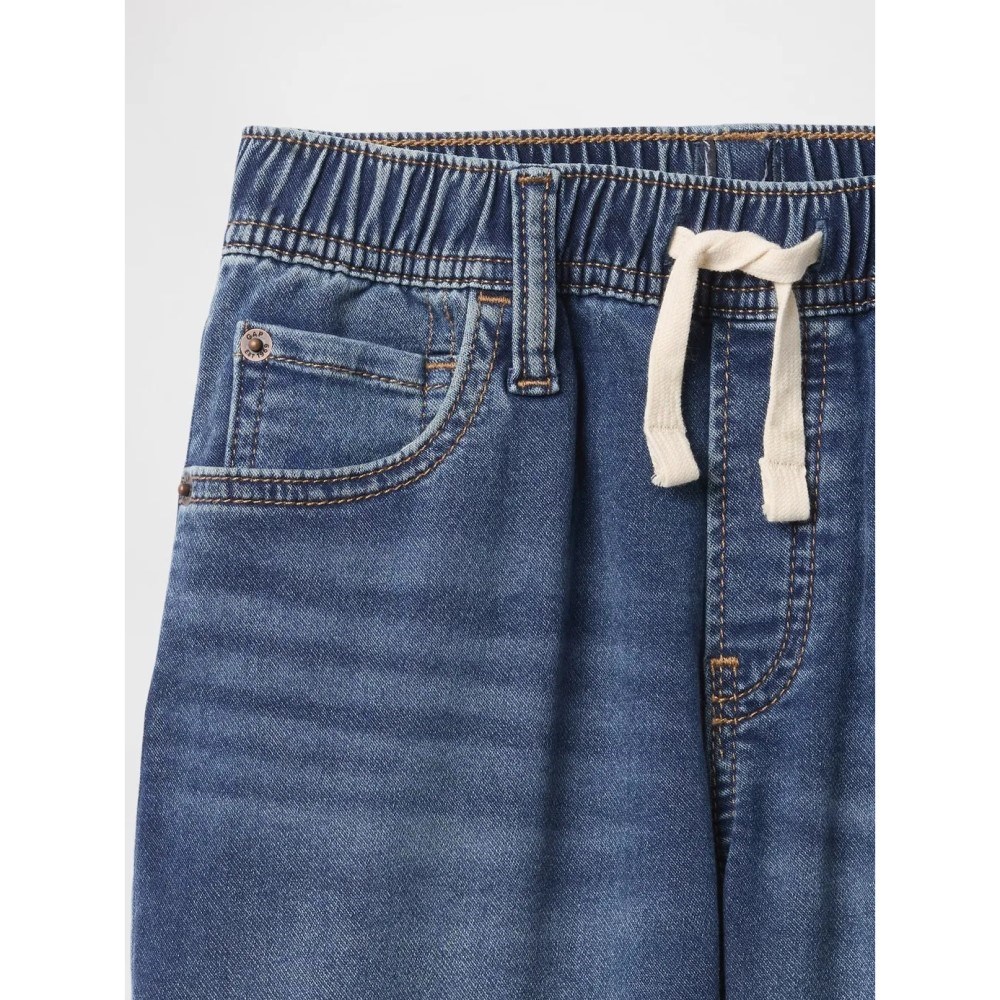 GAP Erkek Çocuk Pull-On Sweatpant Jean Şort Mavi