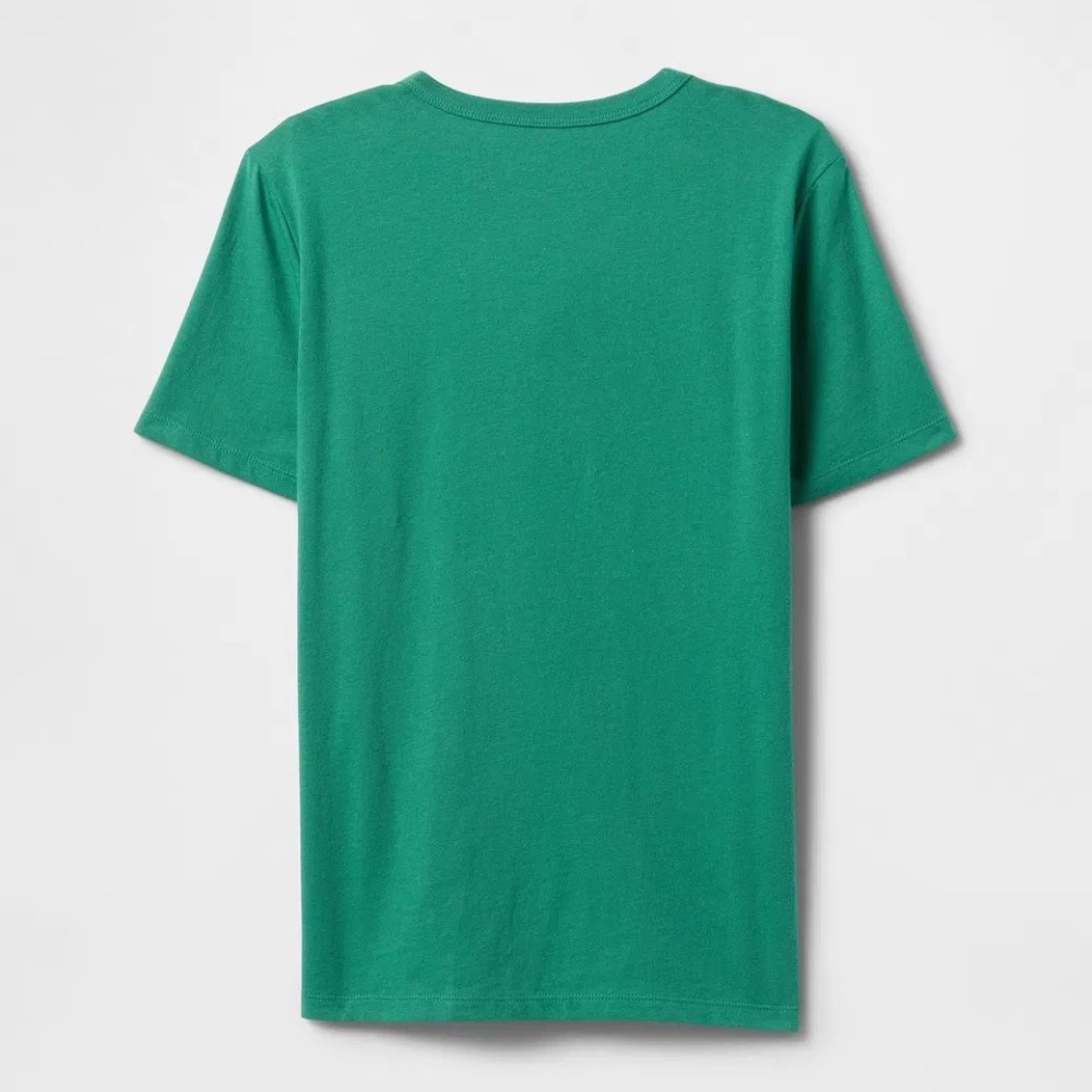 GAP Logolu Erkek Çocuk T-shirt Yeşil