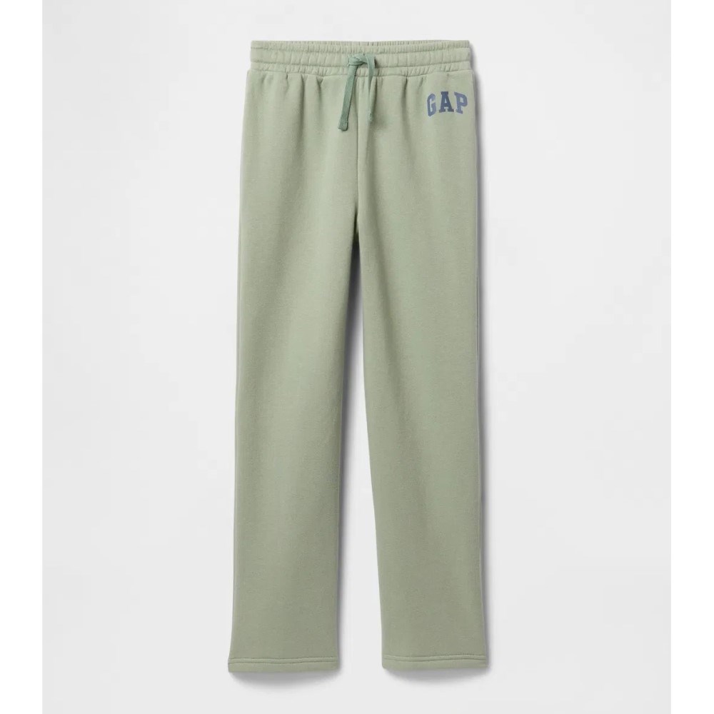 Gap Erkek Çocuk Logo Relaxed Fleece Jogger Eşofman Altı Yeşil