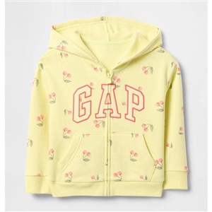 GAP Logolu Kız Bebek Relaxed Fermuarlı S-Shirt Ceket