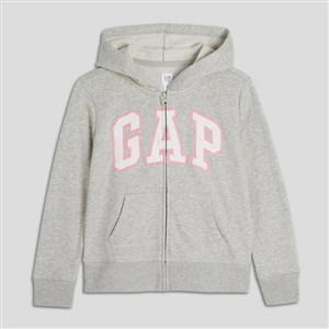 GAP Logolu Kız Bebek Relaxed Fermuarlı S-Shirt Ceket