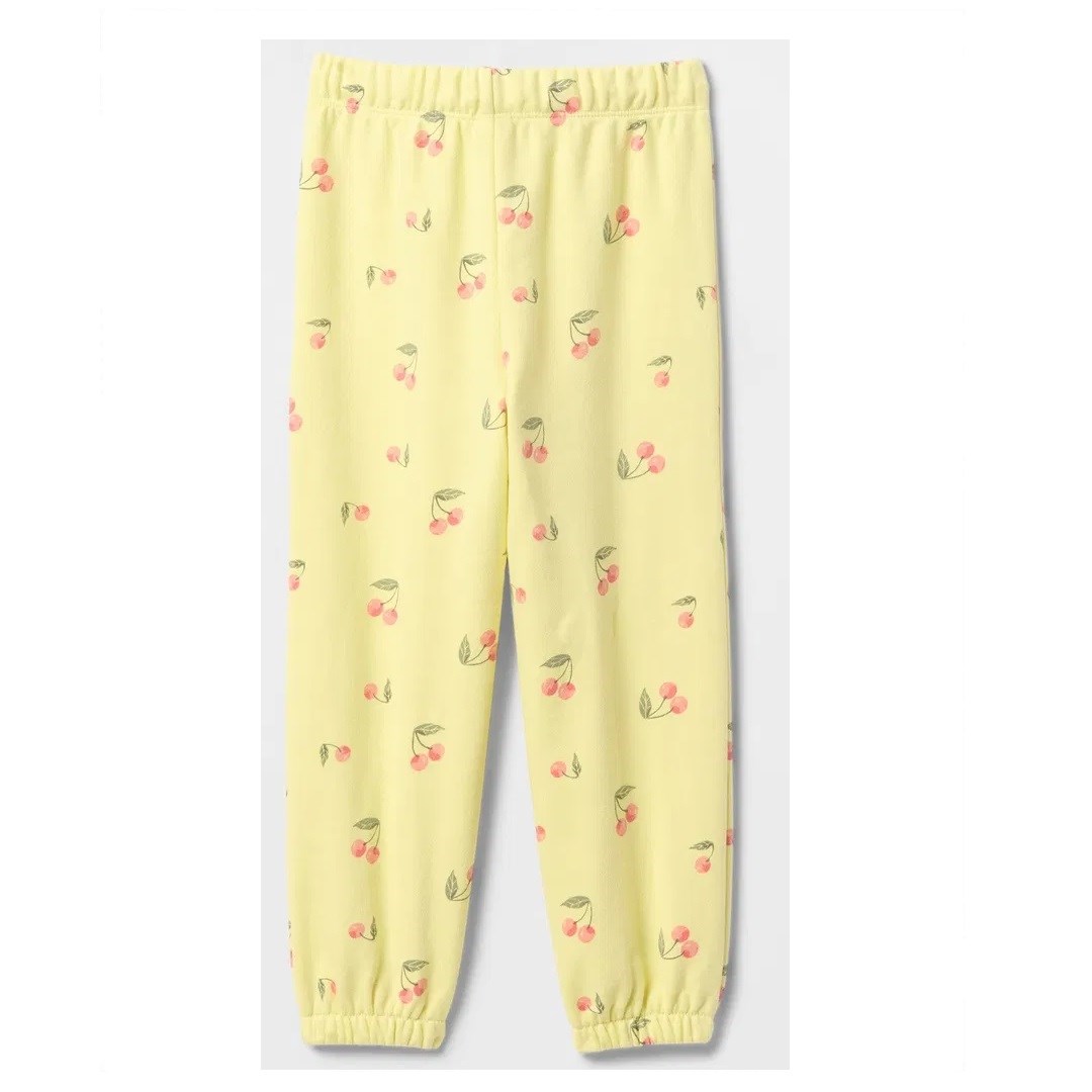 GAP Logo Kız Bebek Pull-On Jogger Eşofman Altı Sarı