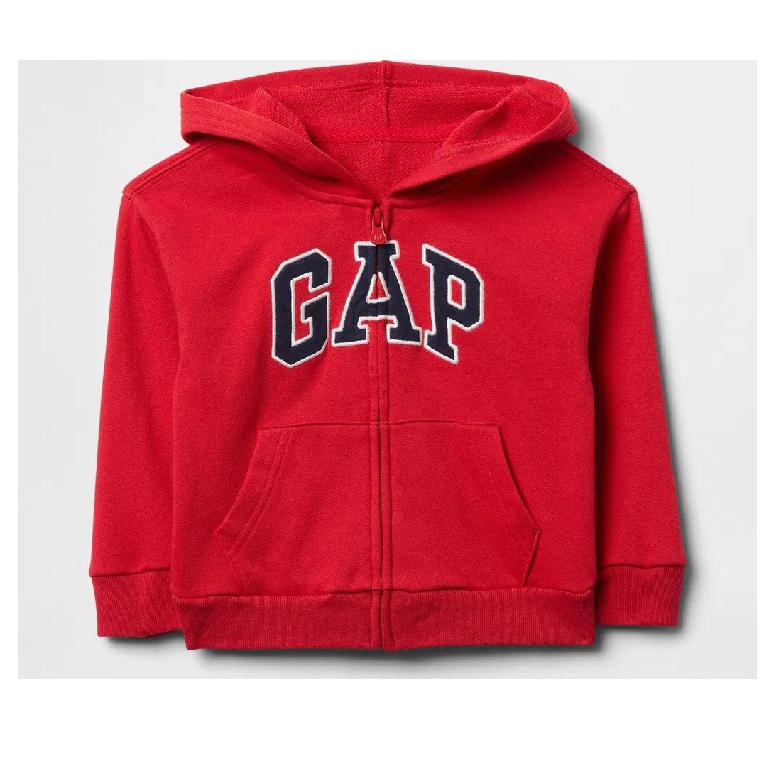 GAP Logolu Erkek Bebek Relaxed Fermuarlı S-Shirt Ceket Kırmızı