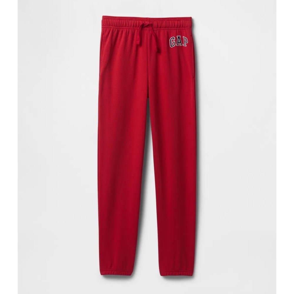 GAP Logo Erkek Çocuk Relaxed  Eşofman Altı Kırmızı
