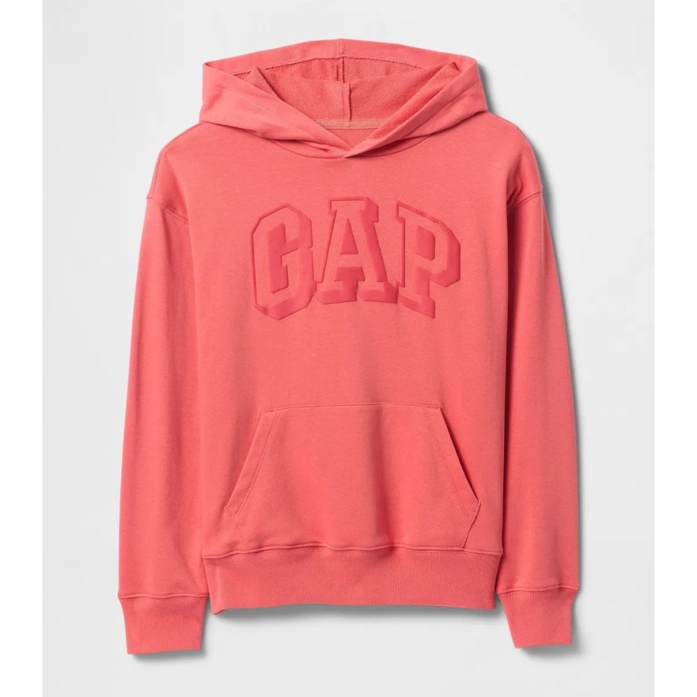GAP Logolu Erkek Bebek Relaxed Havlu Kumaş S-Shirt Turuncu