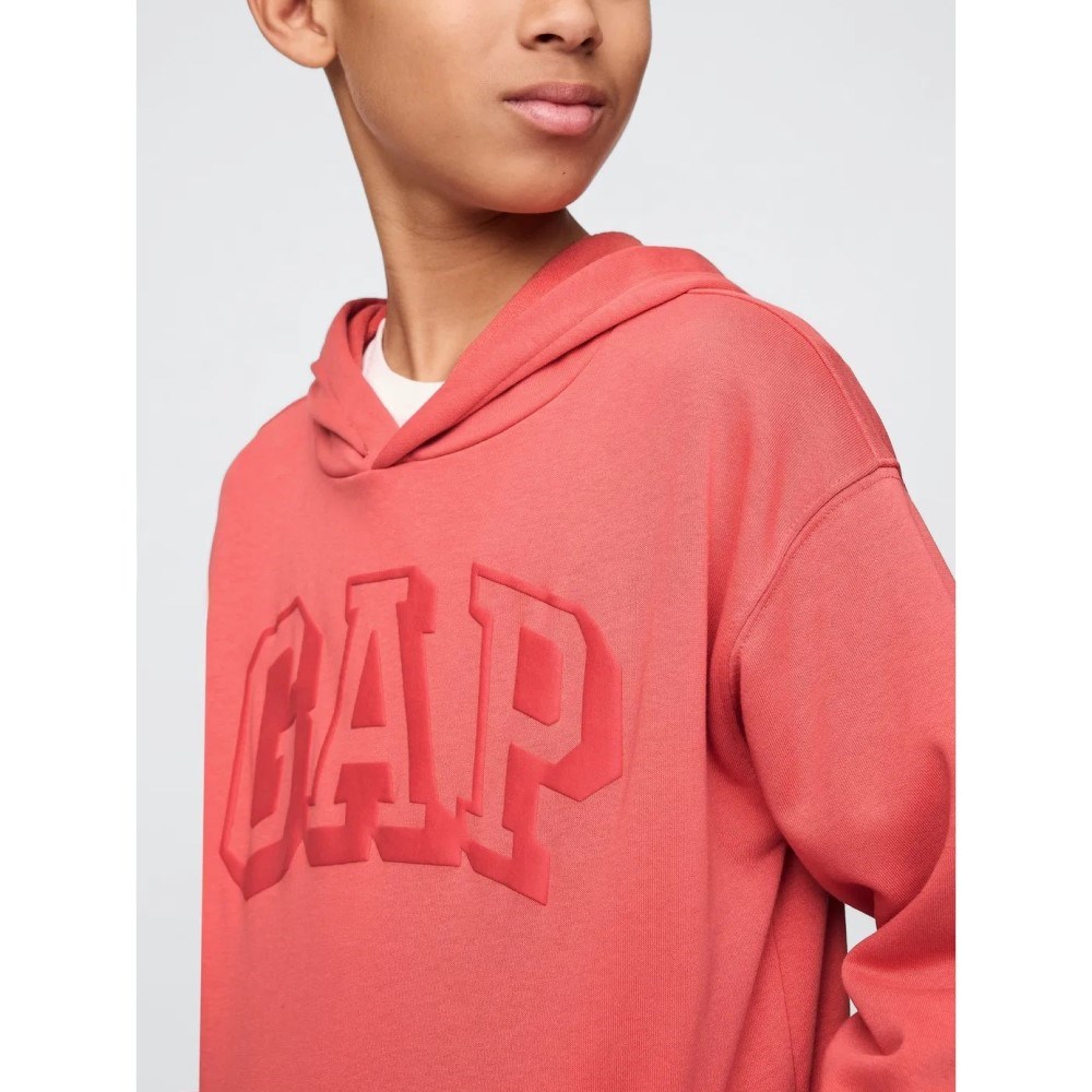 GAP Logolu Erkek Bebek Relaxed Havlu Kumaş S-Shirt Turuncu