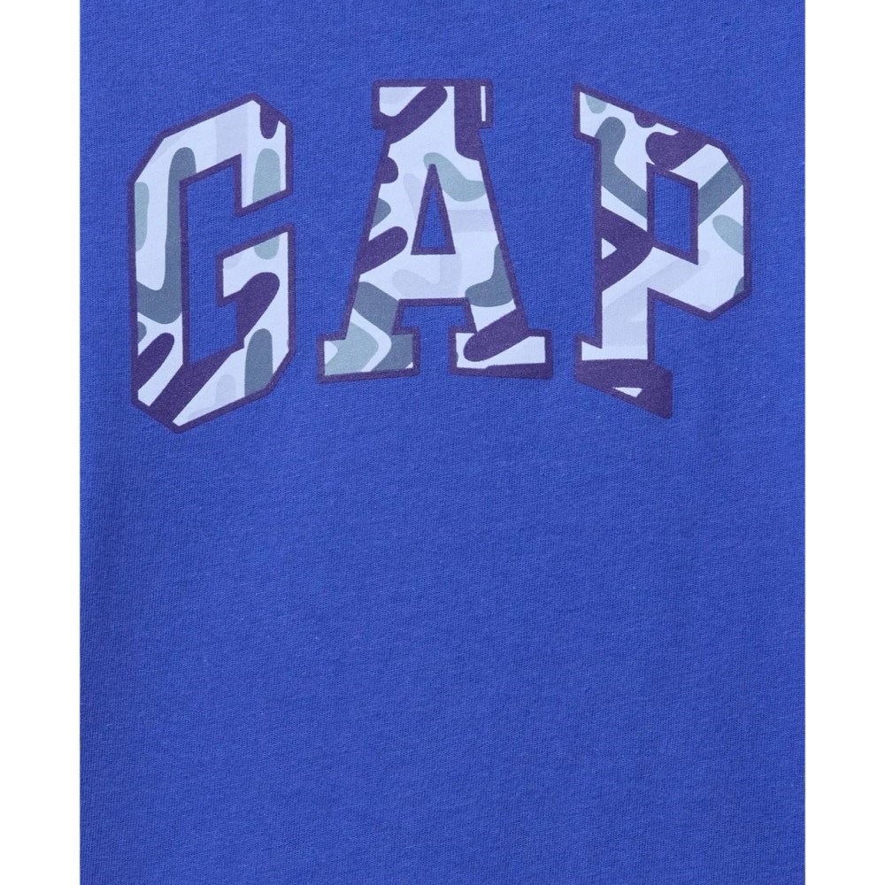 GAP Logo Erkek Bebek Kısa Kol T-shirt Mavi