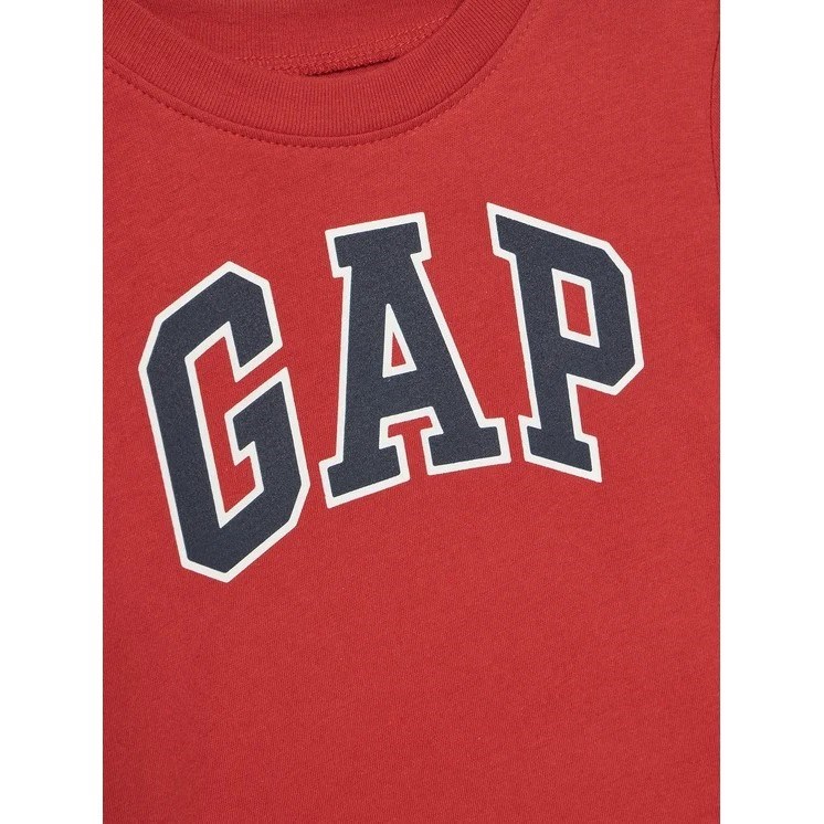 GAP Logo Erkek Bebek Kısa Kol T-shirt Kırmızı