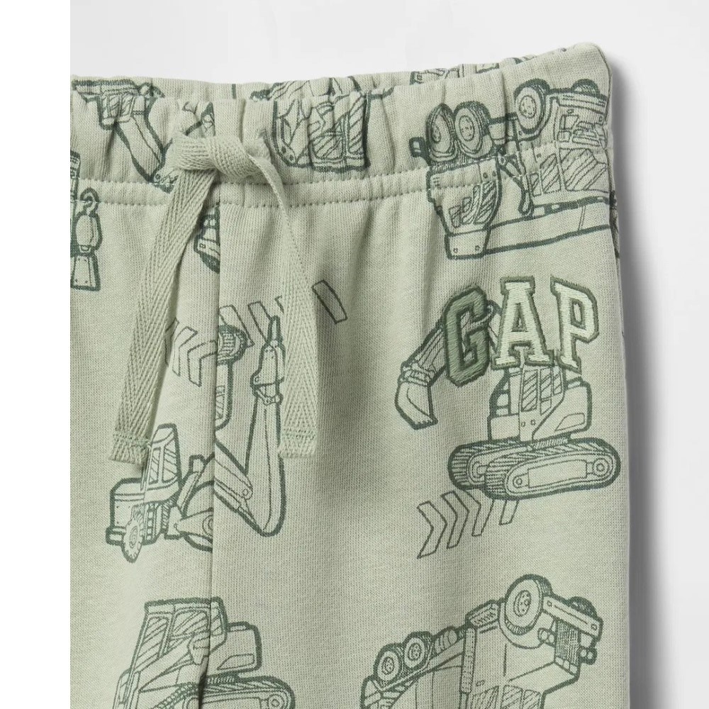 GAP Logo Erkek Bebek Relaxed Pull-On Jogger Eşofman Altı Yeşil
