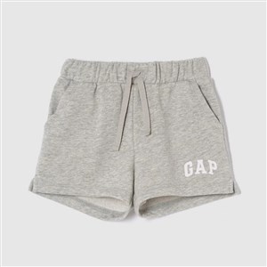 GAP Logo Kız Bebek Fransız Havlu Kumaş Pull-On Şort