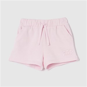 GAP Logo Kız Bebek Fransız Havlu Kumaş Pull-On Şort