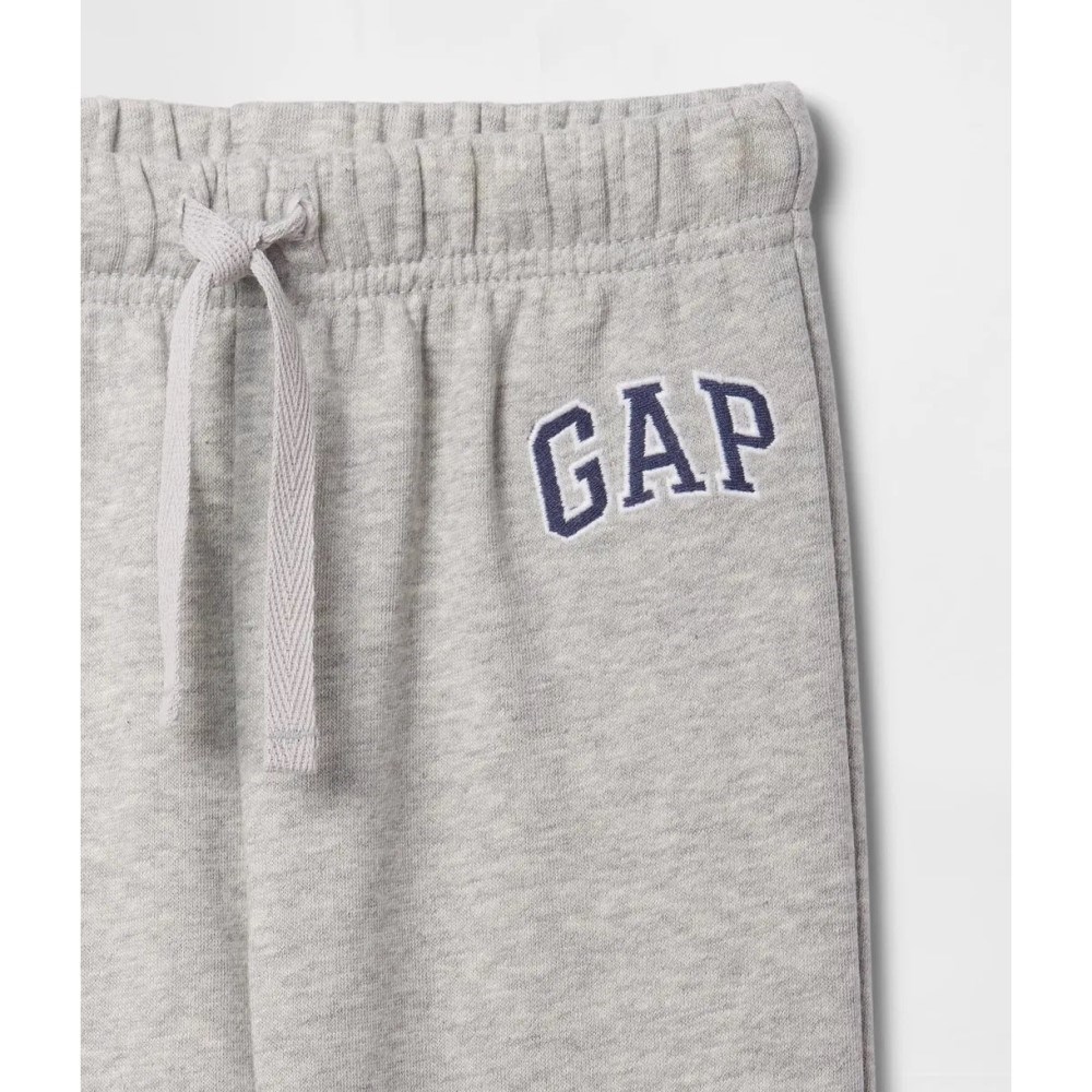 GAP Logo Erkek Bebek Fransız Havlu Kumaş Jogger Eşofman Altı Gri