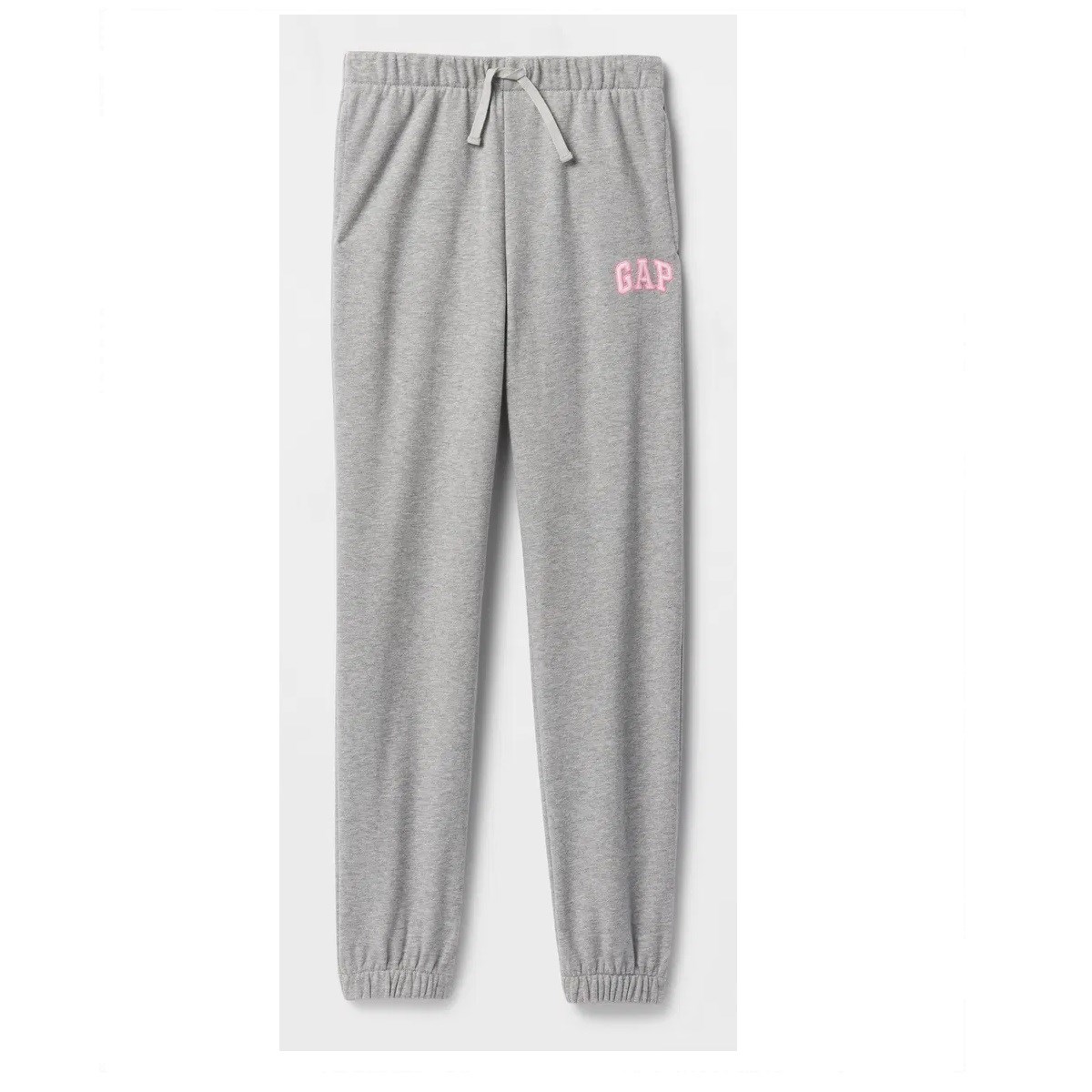 GAP Kız Çocuk Relaxed Fransız Havlu Kumaş Jogger Eşofman Altı Gri