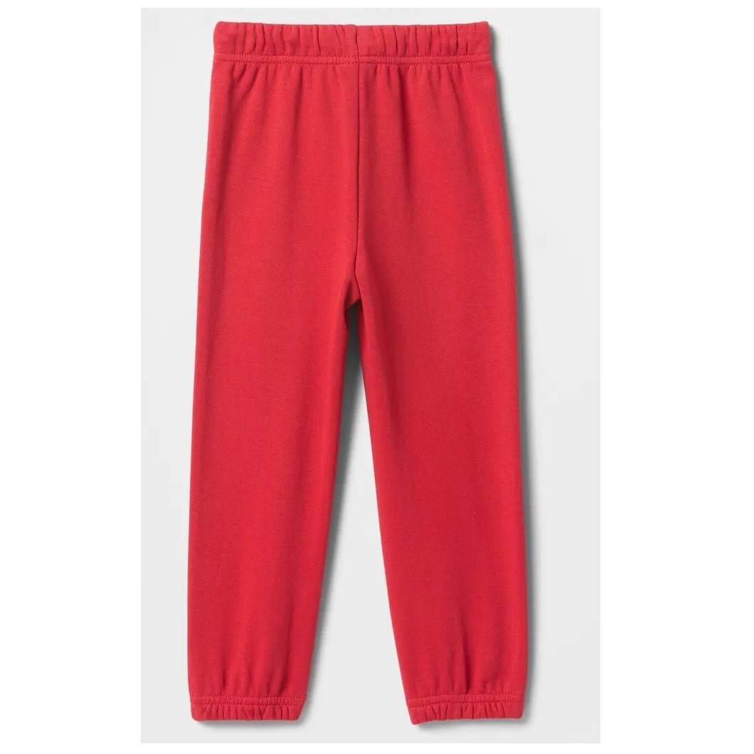 GAP Logo Erkek Bebek Fransız Havlu Kumaş Jogger Eşofman Altı Kırmızı