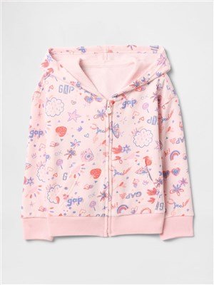 GAP Logolu Kız Bebek Relaxed Fermuarlı S-Shirt Ceket