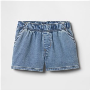 GAP Kız Çocuk High Rise Pull-On Jean Şort
