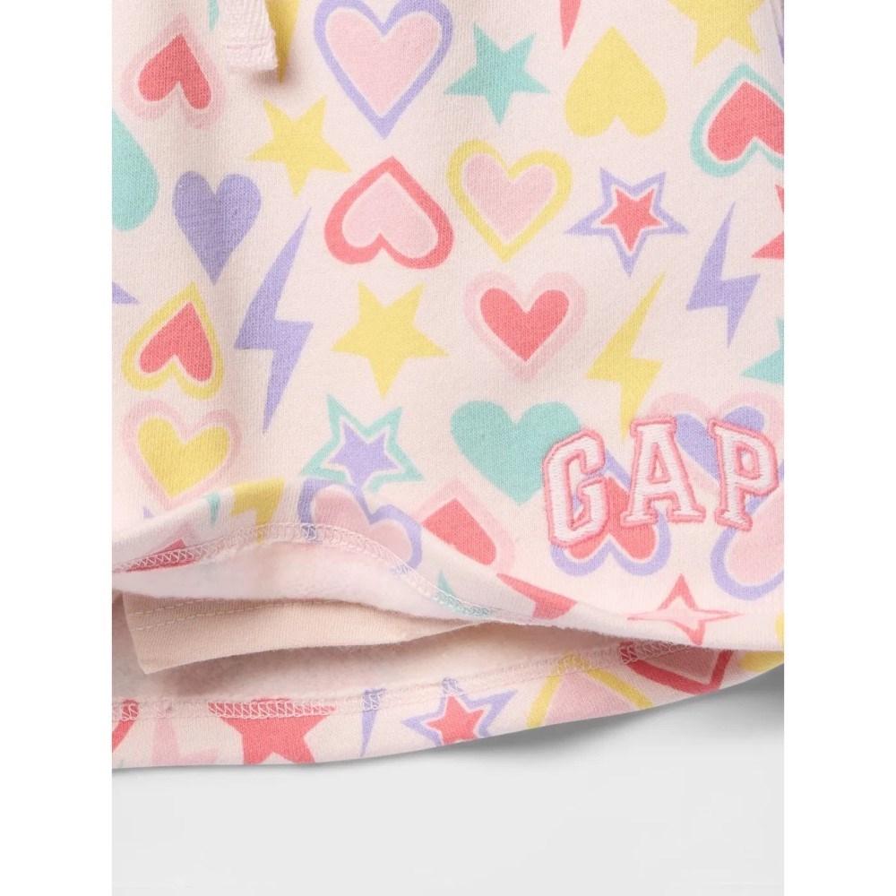 GAP Logolu Kız Bebek Pull-On Şort Etek Pembe