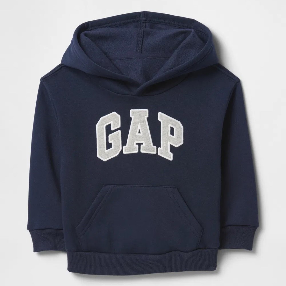 GAP Logolu Erkek Bebek Relaxed Havlu Kumaş S-Shirt Koyu Mavi