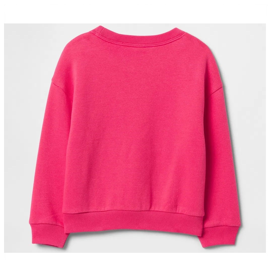 GAP Kız Bebek Havlu Kumaş Grafikli Uzun Kol S-shirt Pembe