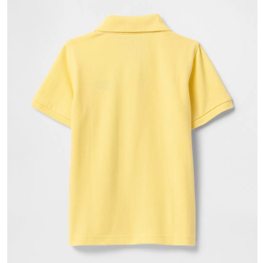GAP Logolu Erkek Bebek Polo Yaka Kısa Kol T-shirt Sarı