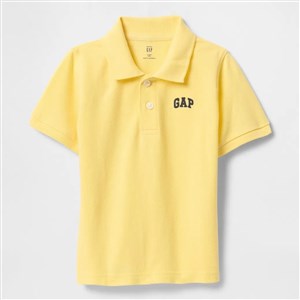 GAP Logolu Erkek Bebek Polo Yaka Kısa Kol T-shirt