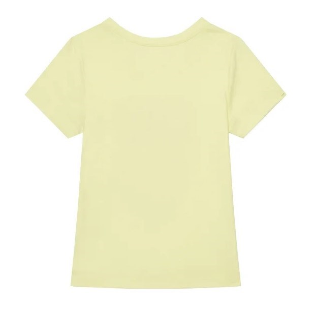 GAP Kız Bebek Grafikli Kısa Kol T-shirt Sarı