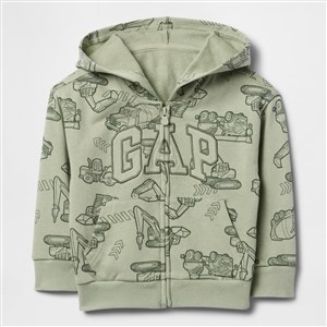 GAP Logolu Erkek Çocuk Fermuarlı S-Shirt Ceket