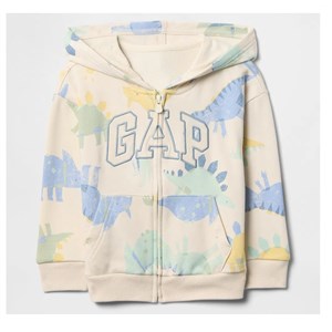 GAP Logolu Erkek Bebek Relaxed Fermuarlı Havlu Kumaş S-Shirt Ceket