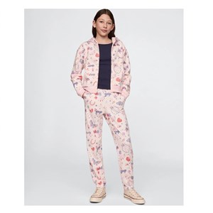 GAP Kız Çocuk Fransız Havlu Kumaş Jogger Eşofman Altı