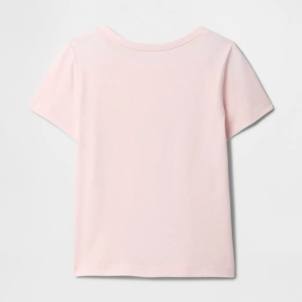 GAP Kız Bebek Grafikli Kısa Kol T-shirt Pembe