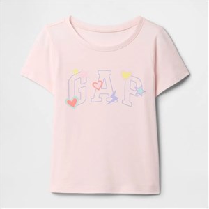 GAP Kız Bebek Grafikli Kısa Kol T-shirt