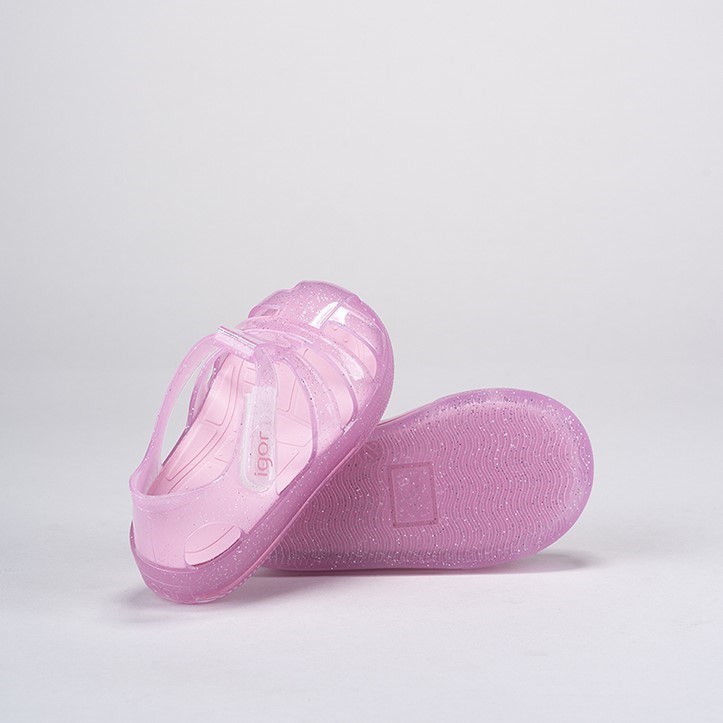 İgor Yazlık Çocuk Sandaleti Star Glitte - Cr Pink Pembe