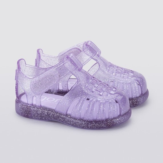 İgor Yazlık Çocuk Sandaleti Tobby Gloss - Lilac Glitter Mor