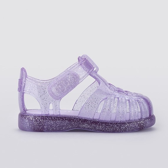 İgor Yazlık Çocuk Sandaleti Tobby Gloss - Lilac Glitter Mor