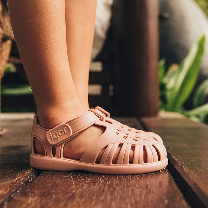 İgor Yazlık Çocuk Sandaleti Tobby Solid - Nude Pembe