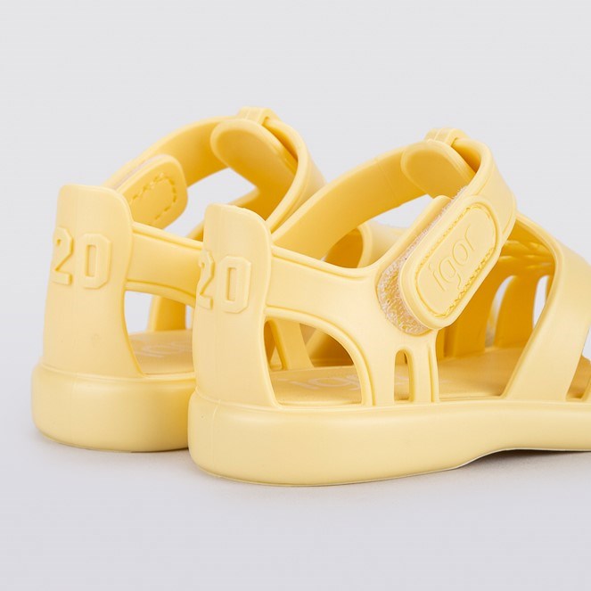 igor Yazlık Çocuk Sandaleti Tobby Solid Vanilla Sarı