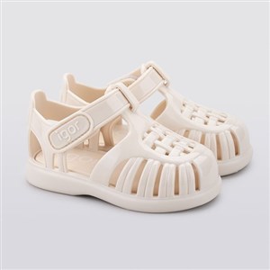 İgor Yazlık Çocuk Sandaleti Tobby Gloss - Ivory