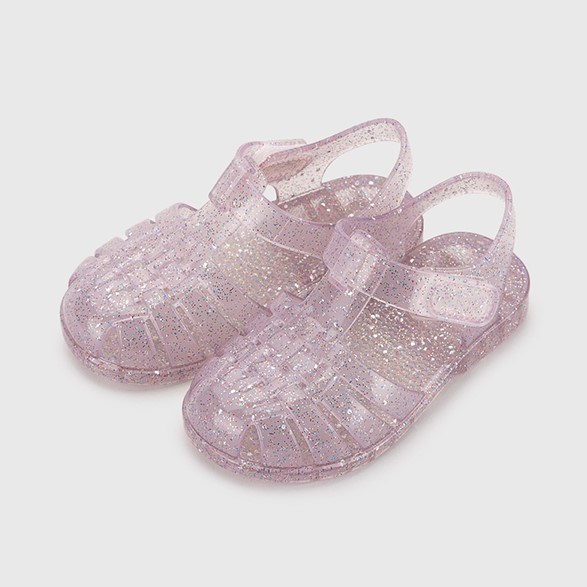 igor Yazlık Çocuk Sandaleti Clasica Cristal Multi Glitter Pembe