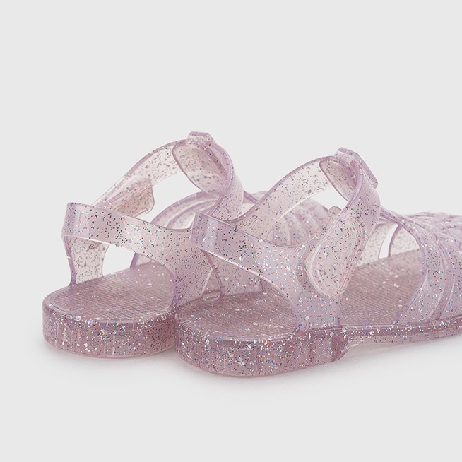 igor Yazlık Çocuk Sandaleti Clasica Cristal Multi Glitter Pembe